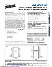 MAX1029BCEP+T datasheet pdf MAXIM - Dallas Semiconductor