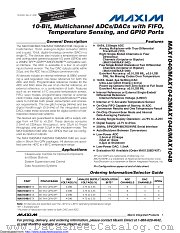 MAX1042BETX+ datasheet pdf MAXIM - Dallas Semiconductor