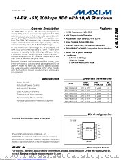 MAX1062BEUB+ datasheet pdf MAXIM - Dallas Semiconductor