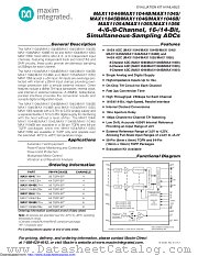 MAX11046ETN+ datasheet pdf MAXIM - Dallas Semiconductor