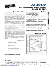 MAX1113EPE+ datasheet pdf MAXIM - Dallas Semiconductor