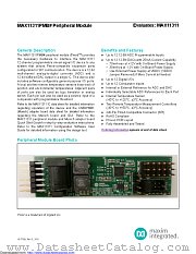 MAX11311SYS1 datasheet pdf MAXIM - Dallas Semiconductor