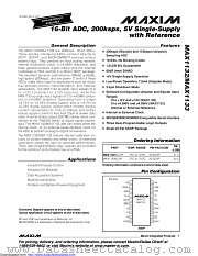 MAX1132BEAP+ datasheet pdf MAXIM - Dallas Semiconductor
