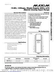 MAX1159ACUI datasheet pdf MAXIM - Dallas Semiconductor
