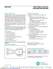 MAX11900ETP+ datasheet pdf MAXIM - Dallas Semiconductor