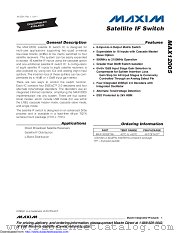 MAX12005ETM+ datasheet pdf MAXIM - Dallas Semiconductor