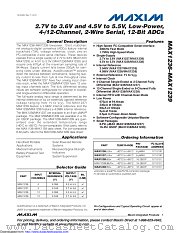 MAX1238LEEE+ datasheet pdf MAXIM - Dallas Semiconductor