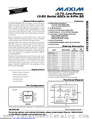 MAX1240AESA/V+T datasheet pdf MAXIM - Dallas Semiconductor
