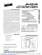 MAX1247BEPE+ datasheet pdf MAXIM - Dallas Semiconductor