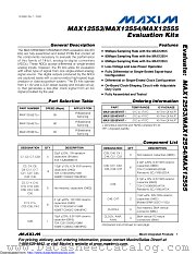 MAX12554EVKIT+ datasheet pdf MAXIM - Dallas Semiconductor