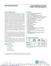 MAX13037ATX+ datasheet pdf MAXIM - Dallas Semiconductor