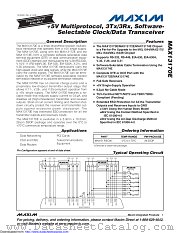 MAX13170EEAI+ datasheet pdf MAXIM - Dallas Semiconductor