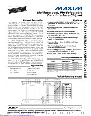 MAX13171EETU+ datasheet pdf MAXIM - Dallas Semiconductor