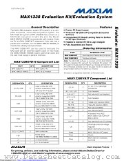 MAX1338EVKIT datasheet pdf MAXIM - Dallas Semiconductor