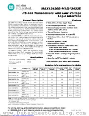 MAX13433EESD+T datasheet pdf MAXIM - Dallas Semiconductor