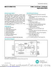 MAX1415AEWE+ datasheet pdf MAXIM - Dallas Semiconductor