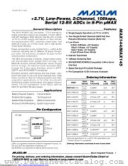 MAX144BEUA+T datasheet pdf MAXIM - Dallas Semiconductor