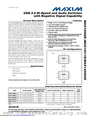 MAX14511EEVB+T datasheet pdf MAXIM - Dallas Semiconductor