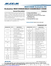 MAX14566EEVKIT datasheet pdf MAXIM - Dallas Semiconductor