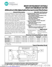 MAX14575AETA+T datasheet pdf MAXIM - Dallas Semiconductor