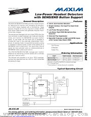 MAX14579EETA+T datasheet pdf MAXIM - Dallas Semiconductor