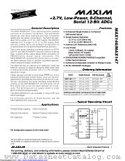 MAX147CCAP+ datasheet pdf MAXIM - Dallas Semiconductor