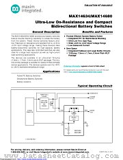 MAX14634EWC+ datasheet pdf MAXIM - Dallas Semiconductor