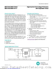 MAX14717EWC+ datasheet pdf MAXIM - Dallas Semiconductor