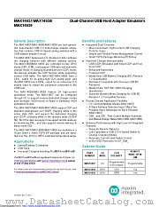 MAX14658ETE+ datasheet pdf MAXIM - Dallas Semiconductor