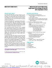MAX14671 datasheet pdf MAXIM - Dallas Semiconductor