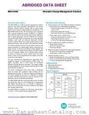 MAX14690EEWX+ datasheet pdf MAXIM - Dallas Semiconductor