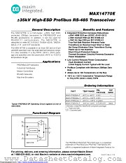 MAX14770EAUA+ datasheet pdf MAXIM - Dallas Semiconductor