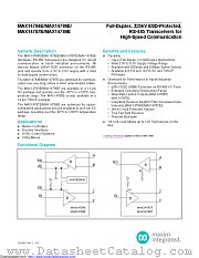 MAX14786EASD+ datasheet pdf MAXIM - Dallas Semiconductor