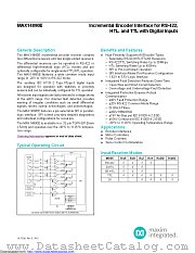 MAX14890ECTJ+ datasheet pdf MAXIM - Dallas Semiconductor