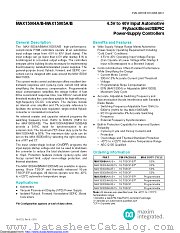 MAX15005BAUE+ datasheet pdf MAXIM - Dallas Semiconductor