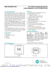 MAX15006CATT+ datasheet pdf MAXIM - Dallas Semiconductor