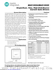 MAX15025BATB+ datasheet pdf MAXIM - Dallas Semiconductor