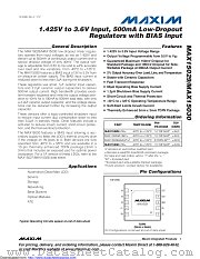MAX15029AGA/VY+T datasheet pdf MAXIM - Dallas Semiconductor