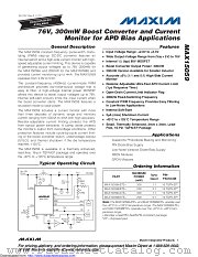 MAX15059AATE+T datasheet pdf MAXIM - Dallas Semiconductor
