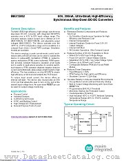 MAX15062BATA+T datasheet pdf MAXIM - Dallas Semiconductor