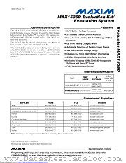 MAX1535DEVKIT datasheet pdf MAXIM - Dallas Semiconductor