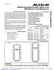 MAX154BENG+ datasheet pdf MAXIM - Dallas Semiconductor