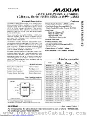 MAX157ACPA+ datasheet pdf MAXIM - Dallas Semiconductor