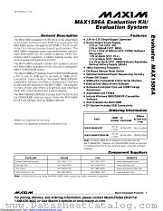 MAX1586AEVCMAXQU datasheet pdf MAXIM - Dallas Semiconductor