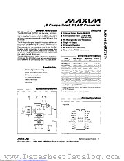 MX7574TQ/883B datasheet pdf MAXIM - Dallas Semiconductor
