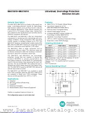MAX16012 datasheet pdf MAXIM - Dallas Semiconductor