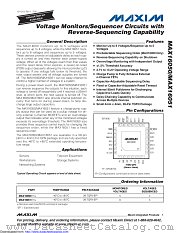 MAX16050ETI+T datasheet pdf MAXIM - Dallas Semiconductor