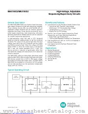 MAX16052 datasheet pdf MAXIM - Dallas Semiconductor