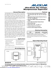 MAX16055AAUB+ datasheet pdf MAXIM - Dallas Semiconductor