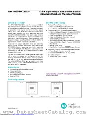 MAX16058ATA29+ datasheet pdf MAXIM - Dallas Semiconductor